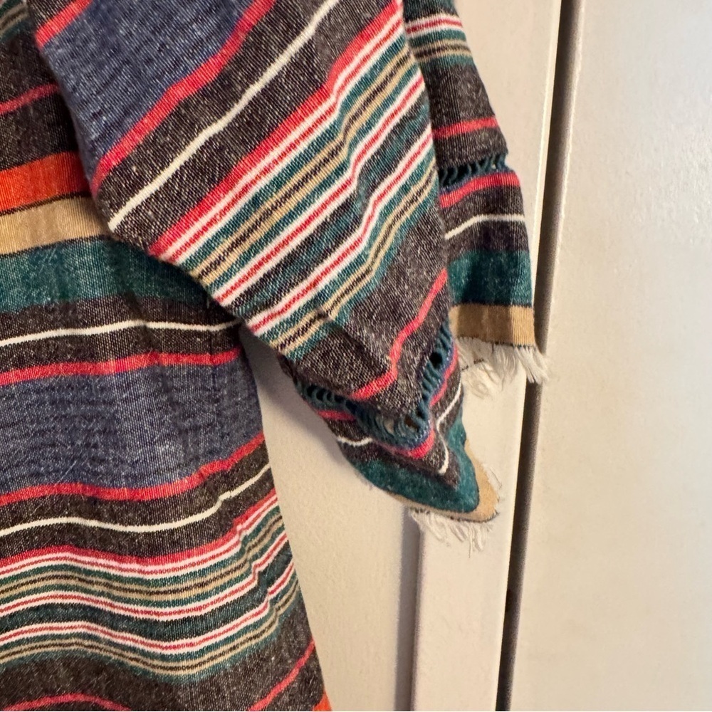 dRA Los Angeles X Anthropologie Mexican inspired striped off shoulder top - Picture 5 of 5